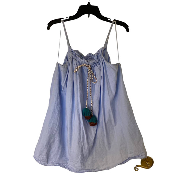 Zara Dresses & Skirts - Zara Light Blue Dress with Shorts Under Tassels